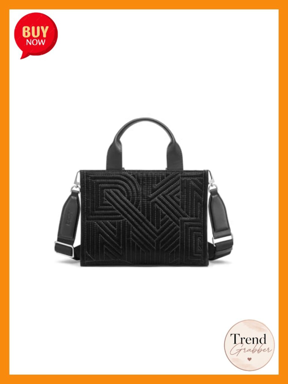 Faux Leather Small Tote Bag with Chain Strap